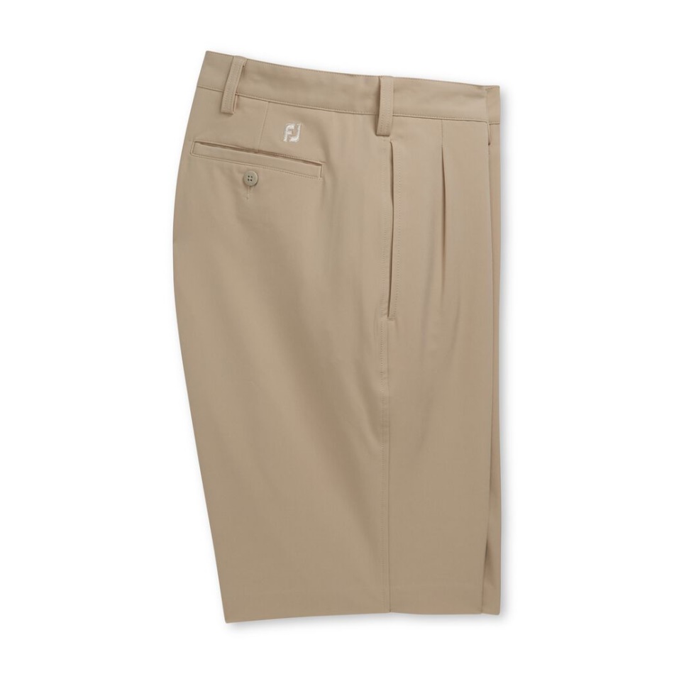 Shorts Plissados ​​pt Caqui Footjoy 95\\ Costura Interna